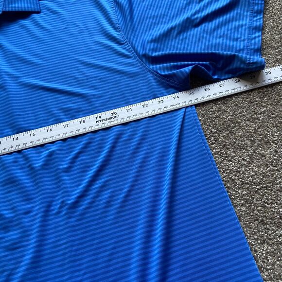 FOOTJOY GOLF POLO STRIPED BLUE MENS SIZE XL - Picture 6 of 6